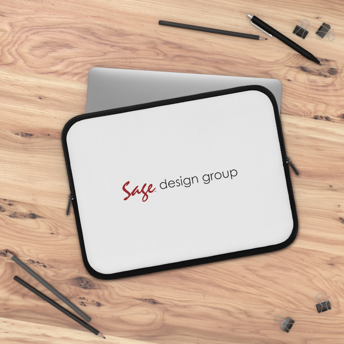 PrismaSleev™: CustomGardian™ - Custom Laptop Sleeve - White - Image 3