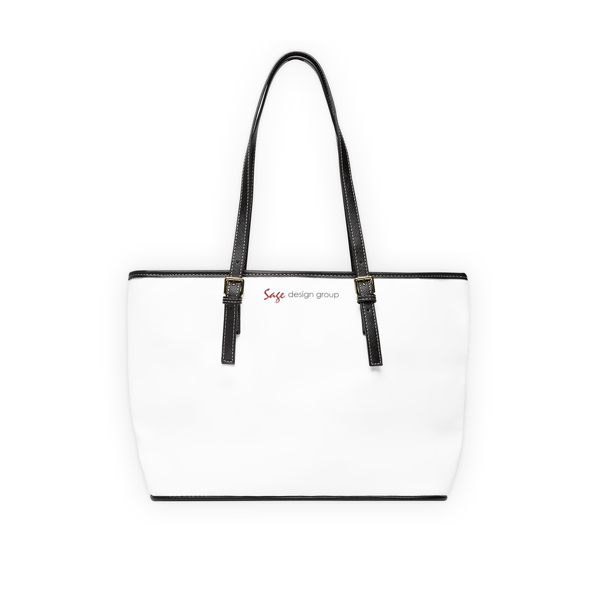 EcoVerv™: Leatherette CanvasStrap™ - Custom Shoulder Bag - White - Image 6