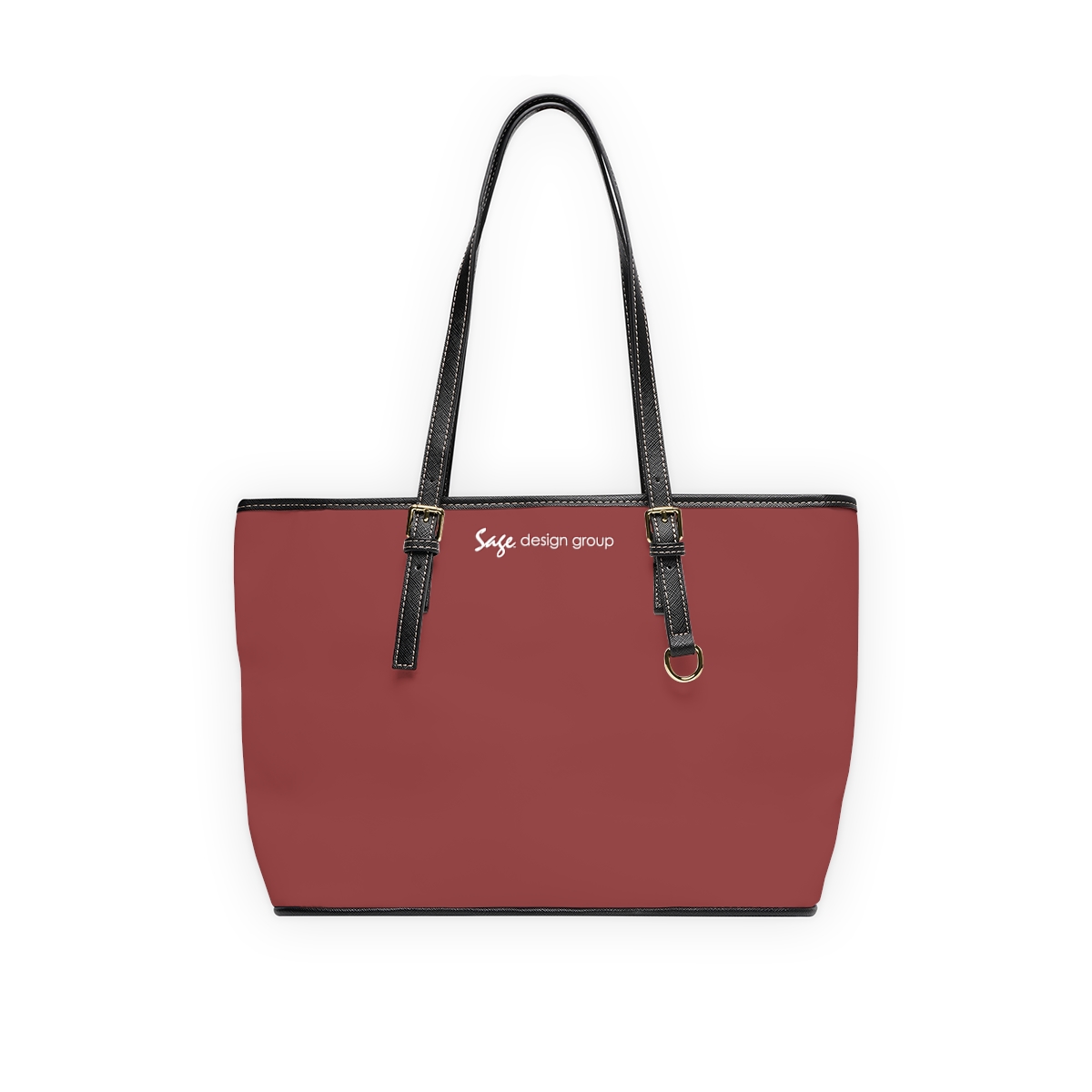 EcoVerv™: Leatherette CanvasStrap™ - Custom Shoulder Bag - Crimson - Image 5