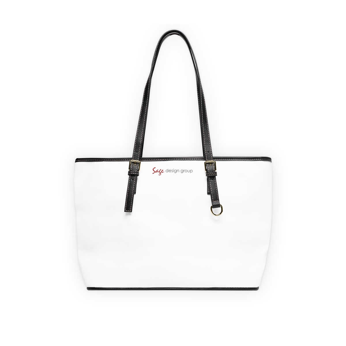 EcoVerv™: Leatherette CanvasStrap™ - Custom Shoulder Bag - White - Image 5