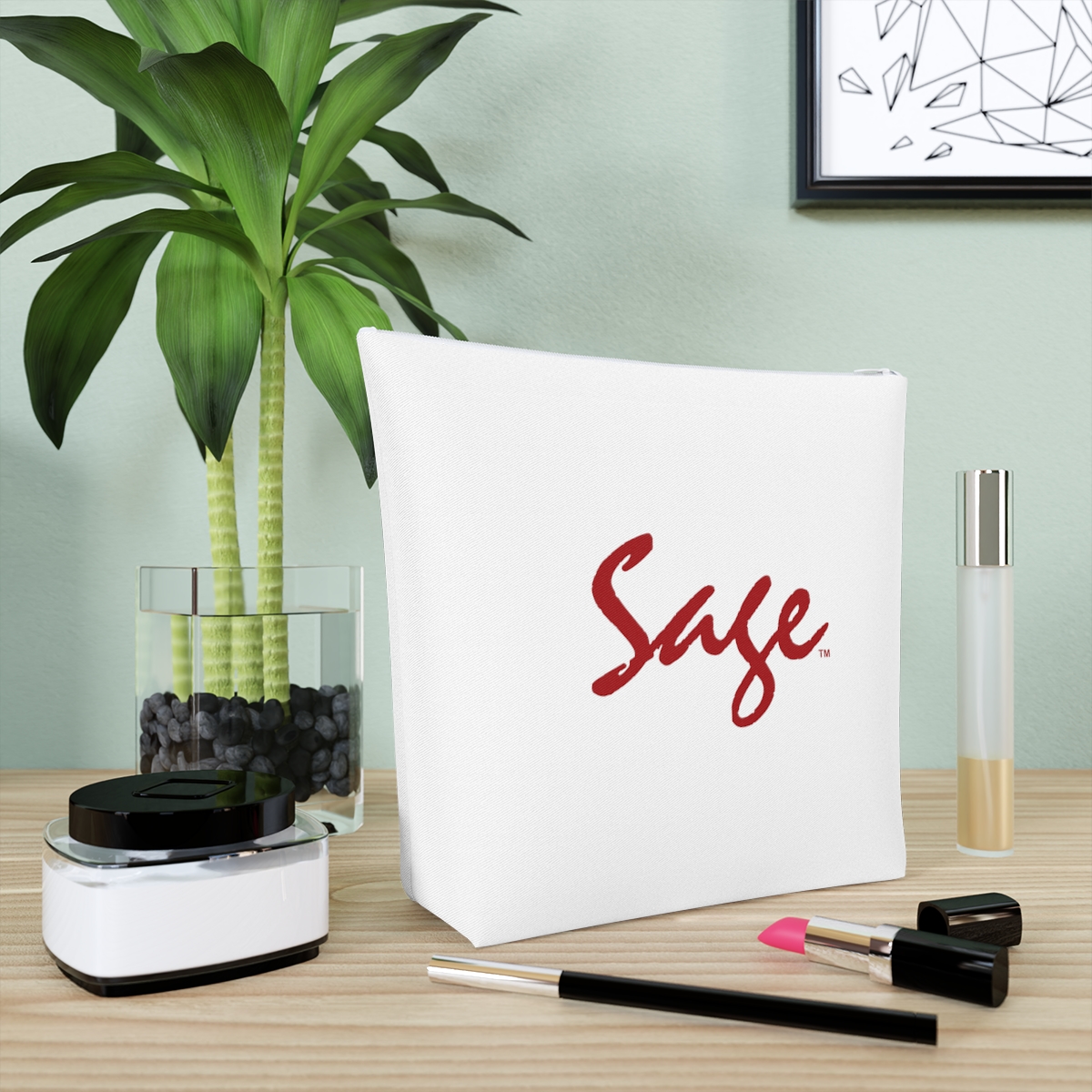 ChromaCanvas™: GlamPouch™ - Custom Cotton Cosmetic Bag - Image 15