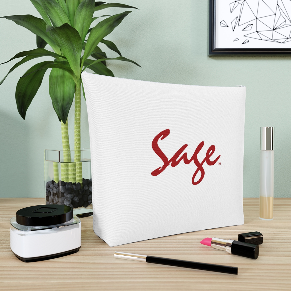 ChromaCanvas™: GlamPouch™ - Custom Cotton Cosmetic Bag - Image 20