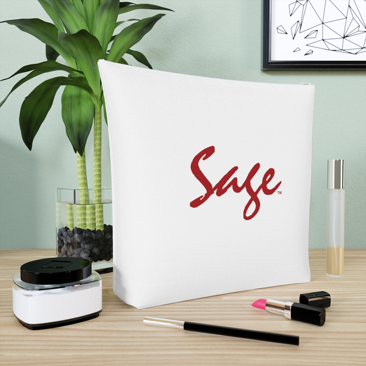 ChromaCanvas™: GlamPouch™ - Custom Cotton Cosmetic Bag - Image 25