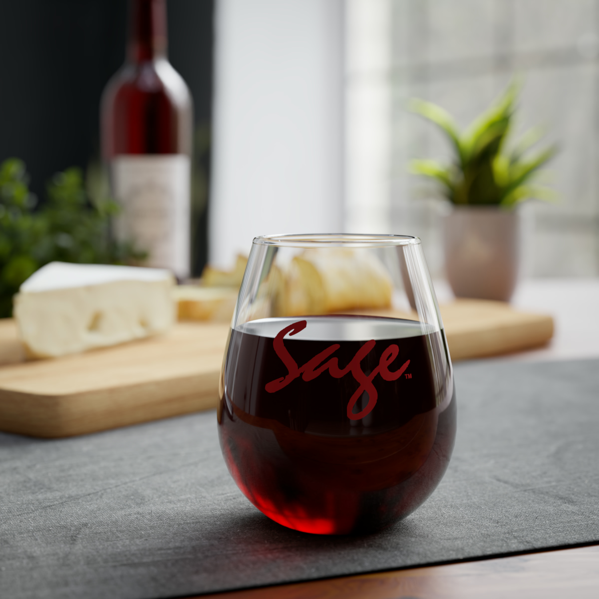 EleganceUncorked™: VinoSphere™ - Personalized Stemless Wine Glass, 11.75oz - Image 6