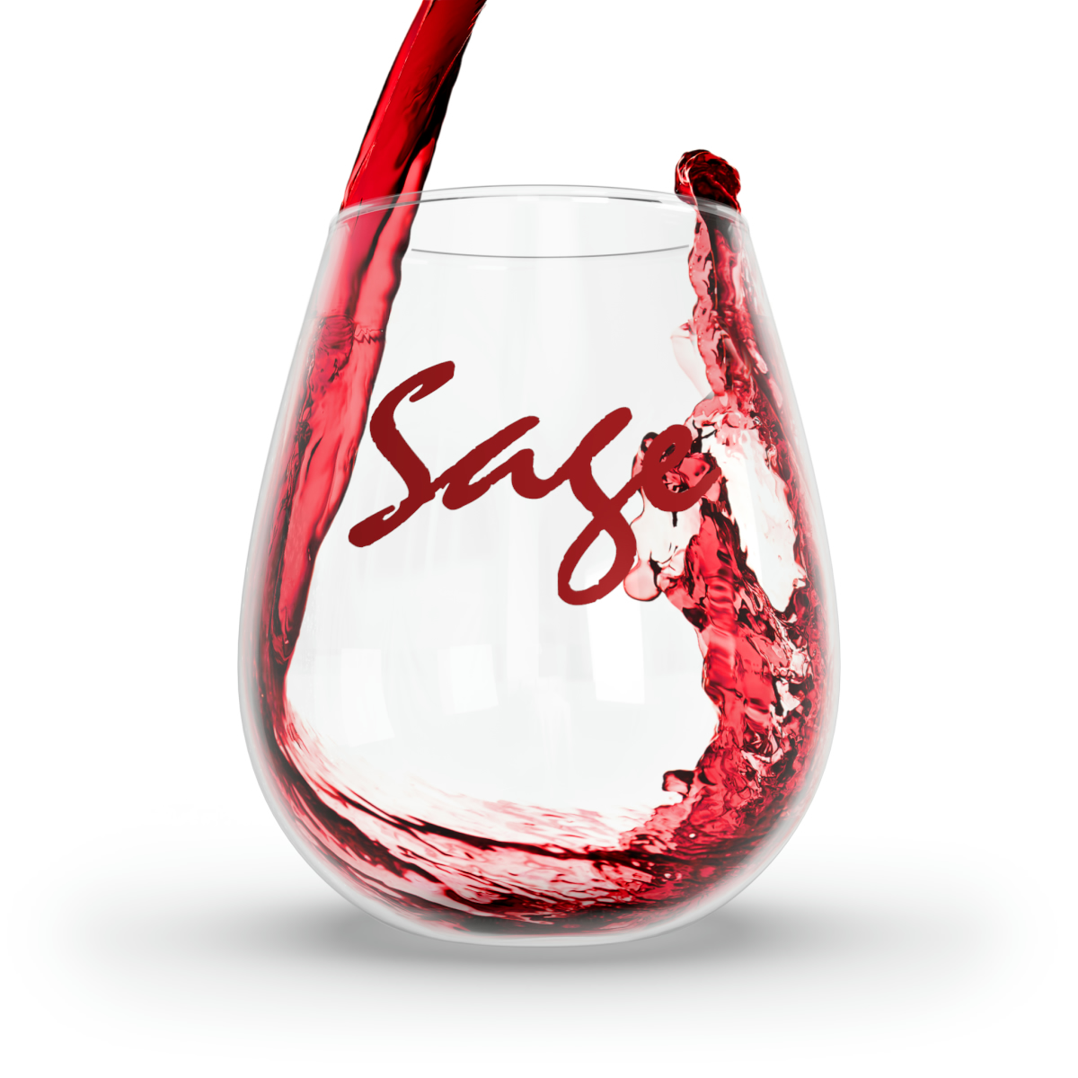 Elegance Uncorked: Wine Tumbler - Stemless Wine Glass - MERCH + SWAG - Sage Design Group - Annette Sage, CEO